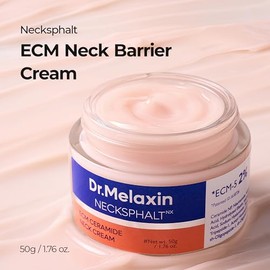 Dr.Melaxin Neck Firming Cream – Tightening & Lifting for Sagging Neck, Turkey Neck & Crepey Skin, Necksphalt ECM Barrier Anti-Aging Neck Cream for Wrinkles, Korean Skincare, 1.69 fl oz (50ml)
