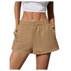 SOLY HUX Women's Sweat Shorts Casual Summer Elastic High Waist