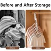 TOPROAD Foldable Travel Hangers, 5 PCS Clothes Drying Rack Indoor,