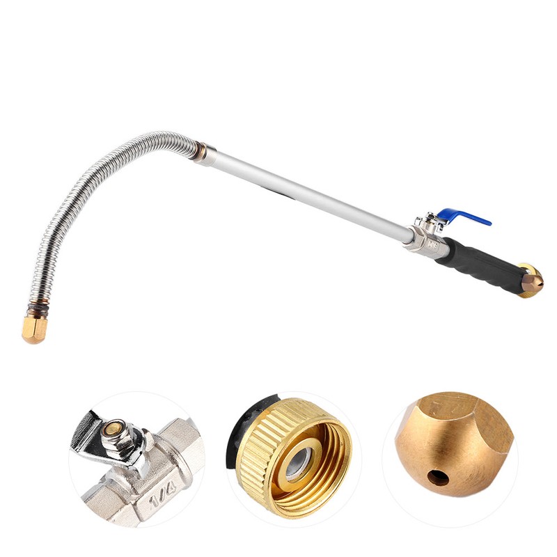 Water Jet High Pressure Washer Spray Nozzle Car Washing Tube