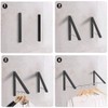 Anjuer Retractable Clothes Rack - Wall Mounted Folding Clothes Hanger