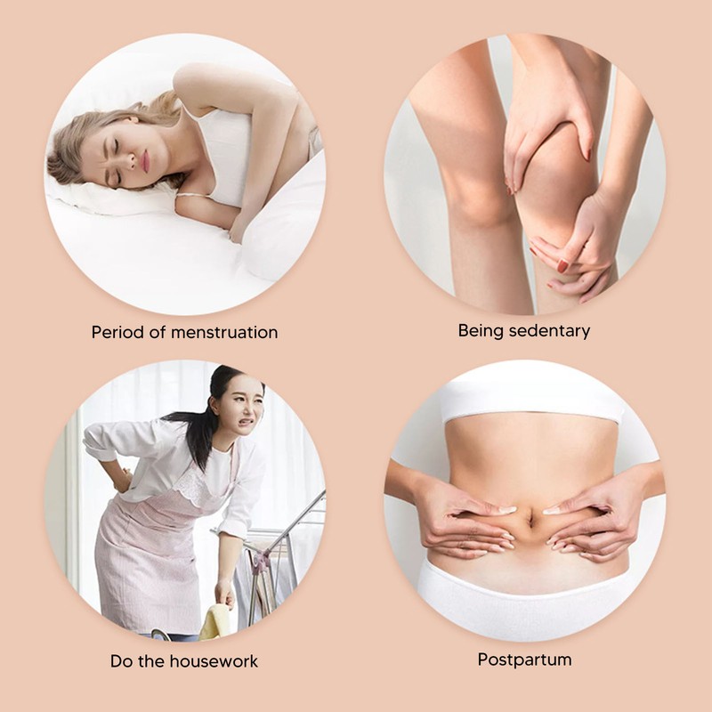 20pcs Heating Moxa Stickers Deep Penetration Enhance Circulation Moxibution Patches