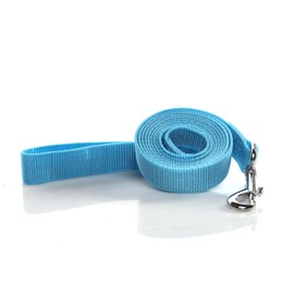 Durable Nylon Dog Leash 4 Ft 5 Feet 6 Foot Long, Walking Training Dog Leashes for Medium Large Dogs, 1 Inch Wide(6ft,Blue)