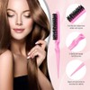 Peine de Triple Burla, 10 Pcs para Peinar Cabello, Kit
