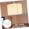 Outanaya 2pcs PVC Lampshade DIY Material Blocking Lamp Shade Material