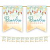 Ramadan Mubarak Bunting Decorations (Watercolour Lanterns) - Ramadhan Kareem Banner