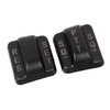 XMMT Black Hand Control Switch Housing Caps Fit for Harley