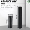 Yaocom 1 Pcs 6" Single Wall Stove Pipe 16" to