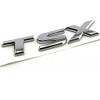 Chrome Letters TSX Badge Emblem Logo Decal Replace Fit for