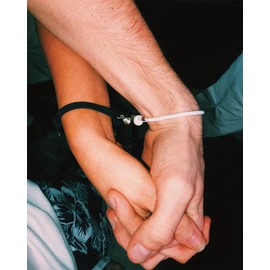 VELESAY 1 Pair of Magnetic Mutual Attraction Partner Bracelets Set of 2 Rope Braided Friendship Bracelet Gifts for Couples Women Men, Stone