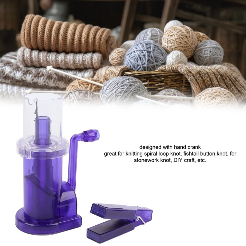 Embellish Knit Machine Easy Operation Strong Plastic Light Portable Manual