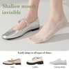 Women’s Lace Invisible Socks - 6-Pairs Cotton Breathable Anti-Slip Boat