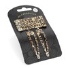Divadoo 12 Piece Brown Tone Animal Print Hair Set
