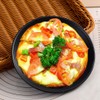 TOPINCN Pizza Pan Round Oven Tray Baking Tools Nonstick Dish