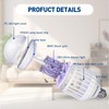 vertmuro Bug Zapper Light Bulb, 2-in-1 Indoor Electric Mosquito Killer