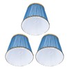 3PCS Cloth Lamp Shade E14 ClipOn Lampshade for Candle Chandelier