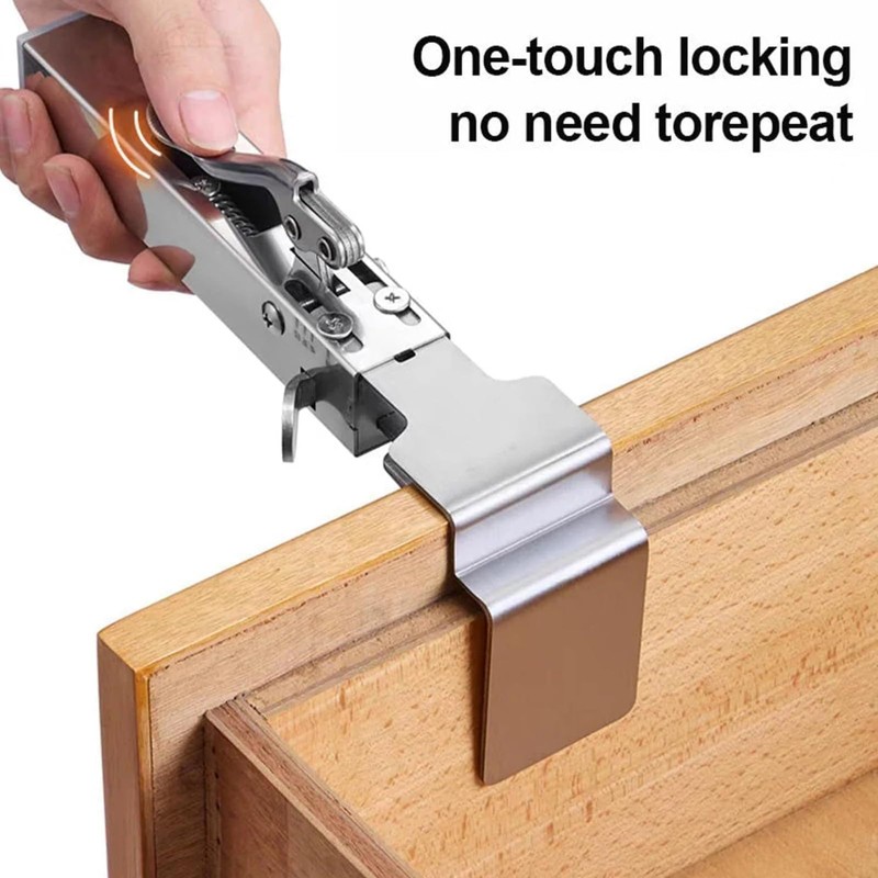 Ssumght Adjustable Drawer Fixing Clamp, Drawer Front Installation Clamps, Universal