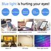LJCZKA Blue Light Filter Glasses Men's Glasses Without Prescription Blue