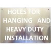 BUILDINGSIGNS.COM Stair A Sign (White, Rust Free , 10X12)-Grand Canyon