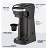 Newhouse Hardware Single Serve Coffee Maker compatible with K-cups Water