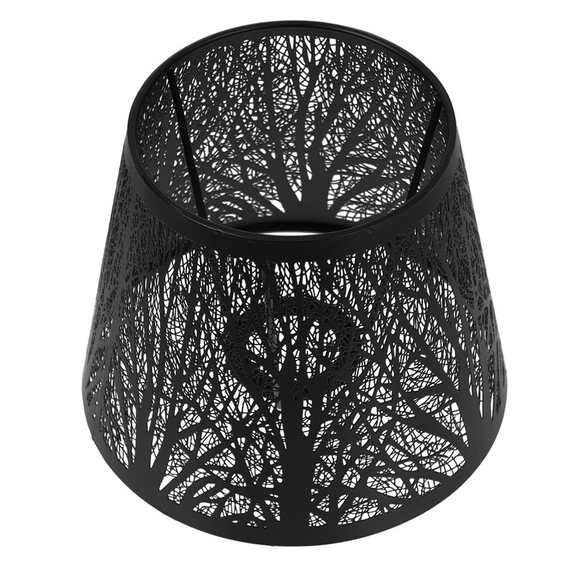 OSALADI Tree Shadow Lampshade, E27 Table Lamp Shade Hollow out