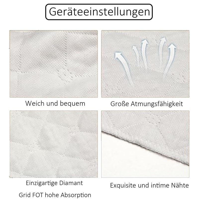 fufupaw Pack of 15 Bra Inserts Sweating, Bra Inserts Cotton,