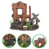Sosoport 1pc Resin Craft Fish Tank Landscape Supply Decorative Wreckage