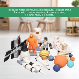 Space Model Set, Space Model Toys Vivid Colors 19Pcs Safe for Kids