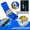 RURITKIT Tap and Drill Index/Case, Tap Drill Bit Index Box,