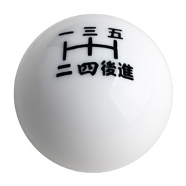 JGR JDM Black w/White Inlay Japanese Number Manual 5 Speed Shift knob M10x1.5 M10x1.25 M8x1.25 M12x1.25