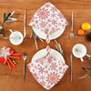 senya Christmas Cloth Napkin Christmas Snowflakes Cloth Napkin Set of