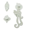 Yolli Christmas Baubles and Ribbon/Bow Fondant Cutter Set - 1