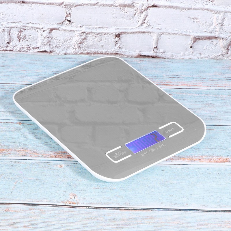 5Kg /1g Stainless Steel Electronic Scale Portable Household Kitchen Food