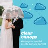 totes Clear Bubble Umbrella with Dome Canopy, Lightweight Design, Wind