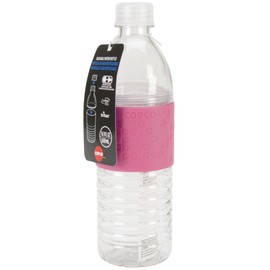 Copco Hydra Reusable Tritan Water Bottle with Spill Resistant Lid and Non-Slip Sleeve, 16.9-Ounce, Pink