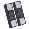 2 Sets Solar Wall Lamp IP65 Protection Grade Bidirectional Multifunctional