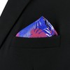 S&W SHLAX&WING Men's Extra Long Necktie Set with Pocket Square