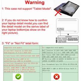 Alapmk Protective Case for Dell Latitude 5450 5440 5430/Vostro 5415 5410,Case for Dell Inspiron 14 5410 5415 5418 & 14 2-in-1 5410 7415,Case for HP Pavilion x360 14 14-ekXXXX 14" Laptop,Love Tree