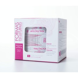 NAIL FACTORY - SMART FORM, Formas Para Uñas Esculturales de Acrílico, Gel o Esculpidas, DISEÑO PATENTADO, 200 Pz.