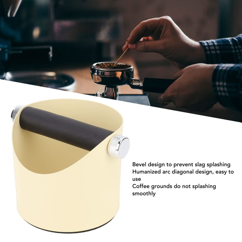 Coffee Knock Box, Small Anti Slip Coffee Slag Bucket with