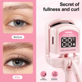 UNIVILLE Heated Eyelash Curler, with Temperature Display Eyelash Curler