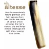 Altesse Antistatic Horn Comb with Smooth Rounded Teeth Handmade in