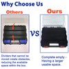 Tools Organizer Box Small Parts Storage Box 50-Compartment Double Side