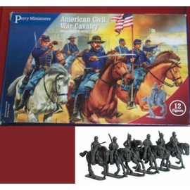 Perry ACW2 American Civil War Cavalry (12) 28mm Plastic Miniatures ACW NIB .HN#GG_634T6344 G134548TY82530