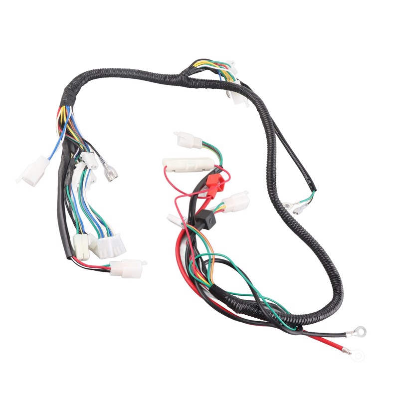 Engine Wiring Harness Assembly CDI Unit Solenoid Plug for GY6