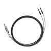 2PCS Fiber Optic Sensor Cable 0‑3600mm Detection Distance Through Beam