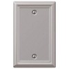 AmerTac 149BBN Amerelle Chelsea Blank Steel Wallplate in Brushed Nickel
