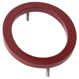 Montague Metal Products MHN-04-0-F-BR1 Floating House Number, 4 inches x 3.56 inches x 0.31 inches, Brick Red