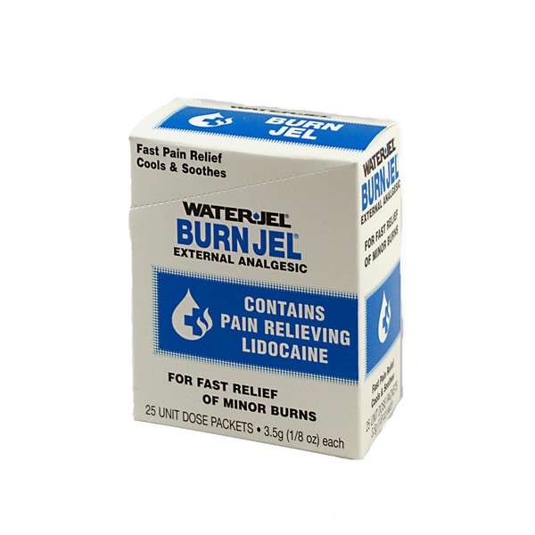 Medique Products 66622 Water Jel Burn Jel, Unit Dose, 25 Per Box
