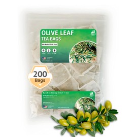 TeaDreamTea Olive Leaf Tea 200 Bags - Set Olive Tea - Herbal Tea Bags (200 count) - Caffeine Free - Loose Leaf Herbal Tea - Olive Leaf Tea For High Blood Pressure